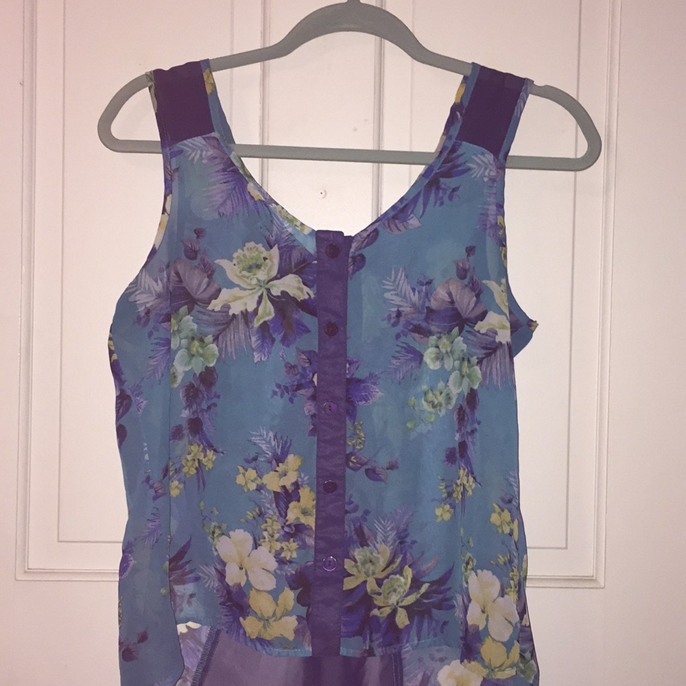 Floral tank top